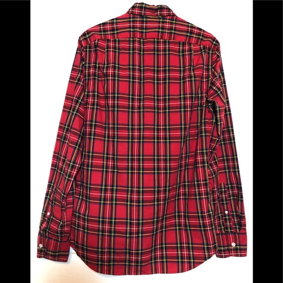 J. Crew Factory Slim Flex Washed Plaid Shirt - Picture 2 of 8